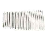 Guitar Fret Wire, 24Pcs 2.7mm Fret Wire Set Cupronickel Guitar Fret Wire Set Delicate Guitar Fingerboard Fret Wire, Guitar Fretwire for Fender Replacement Accessories