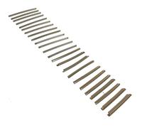 Guitar Fret Wire 24pcs Cut to Length - Small/Medium/Jumbo - Nickel Silver Luthier Set for Acoustic, Electric & Bass Guitars - Precision-Cut Korean Manufacture for Builds, Repairs & Refrets