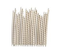 Guitar Fret Wire Set 20pcs | White Copper Fretwire for Folk Guitars | High Strength Fret Replacement/Easy Installation | 2mm Width, 21g