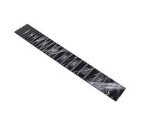 Guitar Fretboard and Nut Pre Drilled Fingerboard 6 String for Lap Steel | High Strength Plastic Material, Pre Slotted String Slots, Roman Numeral Position Markers, Wear Resistant Upgrade Parts for