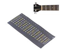 Guitar Fretboard Note Map Decals Acoustic Electric Guitar Chords Scales for Learn and Practice Notes, Chords, and Scales On Electric and Acoustic Guitars