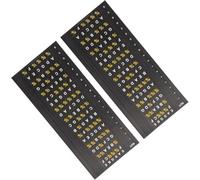 Guitar Fretboard Note Map Stickers 2Pcs - Self-Adhesive Fingerboard Decals for Learning Scales and Chords