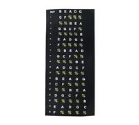 Guitar Fretboard Sticker Bass Chord Finger Guide Decal Easy Apply Beginner Friendly Concerts Music Classes Removable (for 5 String)