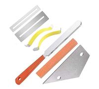 Guitar Frets Stainless Steel File String Splitter Grinding Stone Spacer Triangle Tool Set