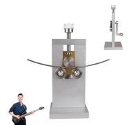 Guitar Fretwire Bender, Aluminum Alloy Hand Cranked Tool with Adjustable Bending Angle for Fret Wire Bending and Straightening in Guitar and Bass Repair