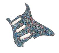Guitar Full Face Pickguard 11 Screw Hole SSS Guard Guitar Pickguard for ST Standard No Control Punch Multicolor