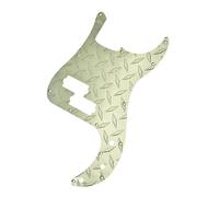 Guitar Full Face Pickguard Pickguard Modern Standard 13 Hole Precision Bass Pickguard Aluminum For PB Pickguard(Gold)