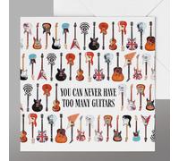Guitar Funny Card Fun Guitar Birthday Card Lead guitar any occasion guitar