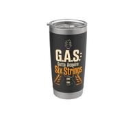 Guitar G.A.S. Gotta Acquire Six Strings Guitarist Gift Stainless Steel Insulated Tumbler