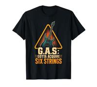 Guitar G.A.S. Gotta Acquire Six Strings Guitarist Gift T-Shirt
