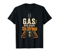 Guitar G.A.S. Gotta Acquire Six Strings Guitarist Gift T-Shirt