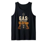 Guitar G.A.S. Gotta Acquire Six Strings Guitarist Gift Tank Top