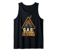 Guitar G.A.S. Gotta Acquire Six Strings Guitarist Gift Tank Top