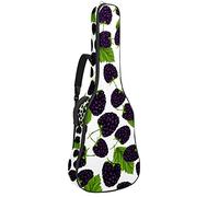 Guitar Gig Bag Guitar Backpack with Adjustable Shoulder Strap Guitar Case for Under 42 Inch Bass Classical Folk Guitar Blackberry Seamless