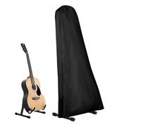 Guitar Gig Bag - Waterproof Carry Case Portable Carrying Case | Durable Acoustic Guitar Protective Cover Washable Dustproof Dirt with Buckle, Black, 52x43x112cm, Refer to description