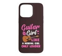Guitar Girl Like a Normal Girl Only Louder Case for iPhone 15 Pro Max