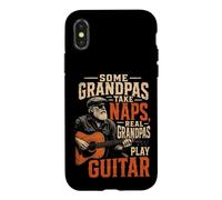 Guitar Grandpa Real Grandpas Play Guitar Funny Gift Case for iPhone X/XS