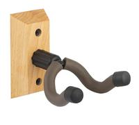 Guitar Hanger Wall Mount Ukulele Hook Keep Holder 2 Pack Wooden Violin Mandolin Rack Bracket Display Bass Accessory for Electric Acoustic