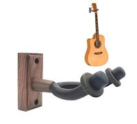 Guitar Hanger, Wooden Guitar Wall Hanger, Reusable Non-Slip Wall Display Rack for Electric Guitar, Ukulele, Bass Holdes