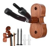 Guitar Hangers for Wall - Strong Hooks and Mounts | Load-Bearing Instrument Holder, Wall Mount Guitar Rack, Fits Viola Ukulele Violin and Various Stringed Instruments Secure Display