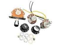 Guitar Harness 1T1V Pre wired Circuit 5 Way Switch/Push Pull 500K Coil Split Guitar Harness