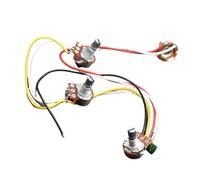 Guitar Harness 2V1T Bass Harness Dual Volume Single Tone 0.047 Capacitor 250k Resistor Potentiometer Set