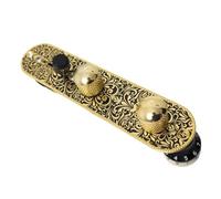 Guitar Harness 3 Way Pre Wired Control Board Harness Knob Electric Guitar Replacement Gold Blakc Chrome(Gold)