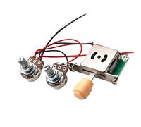 Guitar Harness Dual Pickup Harness 3 Way 1T1V 500K Potentiometer for FD TL Replacement Guitars Available in Three Colors(Cream)