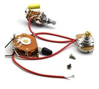 Guitar Harness Electronic Circuit Assembly A500K + B500K Large Potentiometer Guitar Wiring Harness Kit