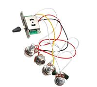 Guitar Harness For St Guitar Wiring Harness Pre wired 3 500K Resistors 1 Volume Knob 2 Tone Control Knobs 5 Position