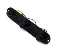 Guitar Harness Kit Electric Guitar 3 Way Wired Loaded Prewired Control Plate Harness Converter Knobs(Black)