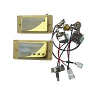 Guitar Harness Kit Humbucker Alnico Guitar Pickups With 2V1T Push Pull Harness(04)