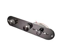 Guitar Harness Kit Professional Electric Guitar 3 Way Wired Loaded Prewired Control Plate Harness(Black)