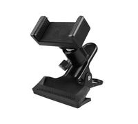 Guitar Head Phone Holder, 360 Degree Rotating Guitar Phone Mount Clip Cell Phone Stand Clamp for Electric Guitar Bass Ukulele for Phone from 5.5cm to 7.5cm