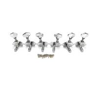 Guitar head stock pegs with open back design, metal guitar head knob, metal texture for optimal sound enhancement, precision gear ratio tuner