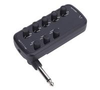 Guitar Headphone Amp, Bass Headphone Amplifier Mini Turbos with Versatile Sound Options, Multi Effects Clean Overdrive Distortion Echo Reverb Chorus Tremolo Deep Bass Headphone Amp