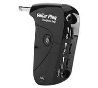 Guitar Headphone Amplifier, Portable Classic English Distortion Effect for Silent Practice, Lightweight Mini Amp with AUX Input