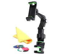 Guitar Headphone Mount Phone Holder Light Weight Insulated Holder for Music Practice Video Recording Guitarists Clamps