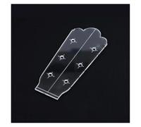 Guitar Headstock Template Transparent Acrylic - Compatible Acoustic, Electric Guitars - For Fender, Gibson, Martin, Ibanez, PRS - Luthier Tool for Chord Knob Hole & Head Shape Layout (Style-SN06)
