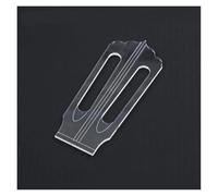 Guitar Headstock Template Transparent Acrylic - Compatible Acoustic, Electric Guitars - For Fender, Gibson, Martin, Ibanez, PRS - Luthier Tool for Chord Knob Hole & Head Shape Layout (Style-SN02)