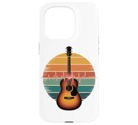 Guitar Heartbeat Retro Vibe Acoustic Melody Case for iPhone 15 Pro