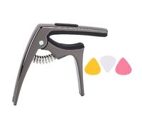 Guitar, Heavy Duty Metal Guitar s for Acoustic & Electric Guitar, Single-Handed Quick Change Guitar, Guitar Clamp for Bass Classical Guitar, Ukulele, Mandolin,Banjo (black)