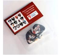 Guitar Heroes Guitar Picks Set of 12 Famous Guitarist Plectrums