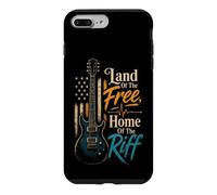 Guitar Home Of The Riff Vintage Retro Guitarist USA Gift Case for iPhone 7 Plus/8 Plus