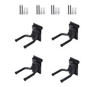 Guitar Hook Slatwall Adjustable Guitar Wall Mount Stand Hangers Guitar Bass Accessories Perfectly Display Musical Instruments for Musical Retail Shop,Bedroom,Playroom,Bar,Rehearsal Space 4-Pack