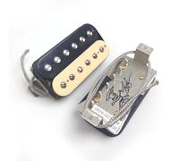 Guitar Humbucker Pickups Set Vintage 50s Tone, Alnico II Magnets, Neck & Bridge Pickups Compatible with Slash APH-2s Style Humbucker Pickups Guitar for Gibson LP & ST Style Guitars (zebra)