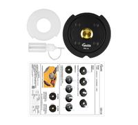 Guitar Humidifier With Metal Hygrometer - Universal Instrument Moisturizer For Acoustic Guitars Feedback With High Density Sponge For Optimal Protection 5.5厘米/2.2英寸