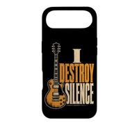 Guitar I Destroy Silence Funny Guitarist Player Gift Case for iPhone Air