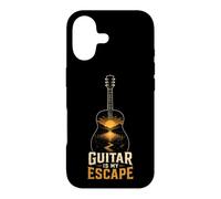 Guitar Is My Escape Nature Mountains Guitarist Gift Case for iPhone 17