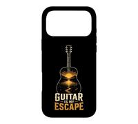 Guitar Is My Escape Nature Mountains Guitarist Gift Case for iPhone 17 Pro Max